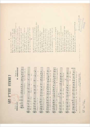 Briollet / Henri Christiné - Ah ! p'tite femme